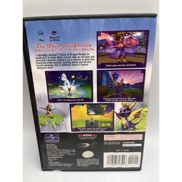 Spyro: Enter the Dragonfly - (Nintendo GameCube) CIB *VG* - Picture 4 of 9